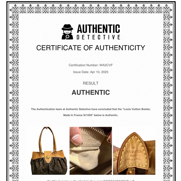 Louis Vuitton Boetie MM Shoulder Bag w/ COA - Picture 16 of 16